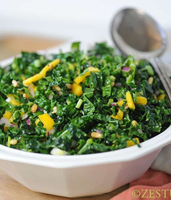 Chopped Mango Kale Salad