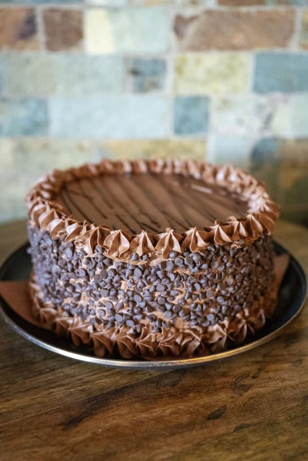 Chocolate Ganache Cake.