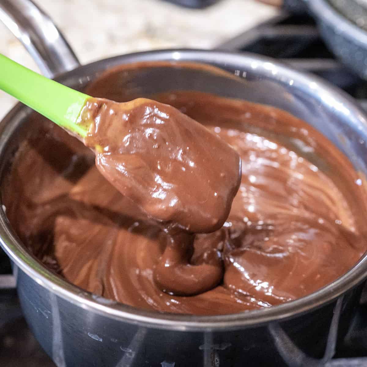 melted ganache.